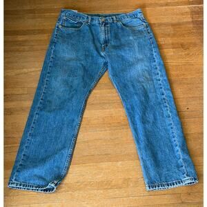 Levi's 505 Regular Fit Men's Jeans Medium Stonewash Blue 38x30